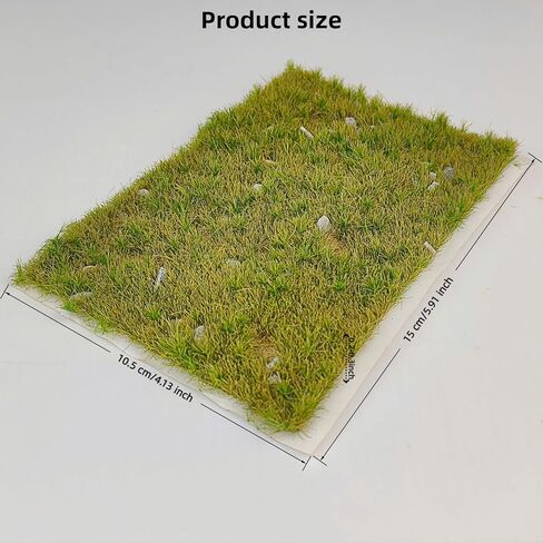 Self-Adhesive Static Grass Sheets, Realistic Turf Flocks for Model Railway, Wargaming Terrain, Diorama, Architecture Displays, Tabletop RPG (Autumn Green) in Saudi Arabia