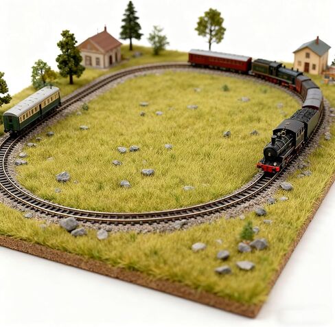 Self-Adhesive Static Grass Sheets, Realistic Turf Flocks for Model Railway, Wargaming Terrain, Diorama, Architecture Displays, Tabletop RPG (Autumn Green) in Saudi Arabia