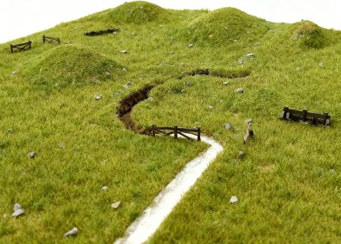Self-Adhesive Static Grass Sheets, Realistic Turf Flocks for Model Railway, Wargaming Terrain, Diorama, Architecture Displays, Tabletop RPG (Autumn Green) in Saudi Arabia
