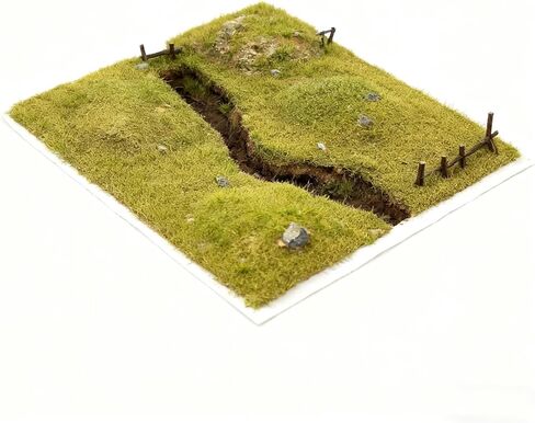 Self-Adhesive Static Grass Sheets, Realistic Turf Flocks for Model Railway, Wargaming Terrain, Diorama, Architecture Displays, Tabletop RPG (Autumn Green) in Saudi Arabia
