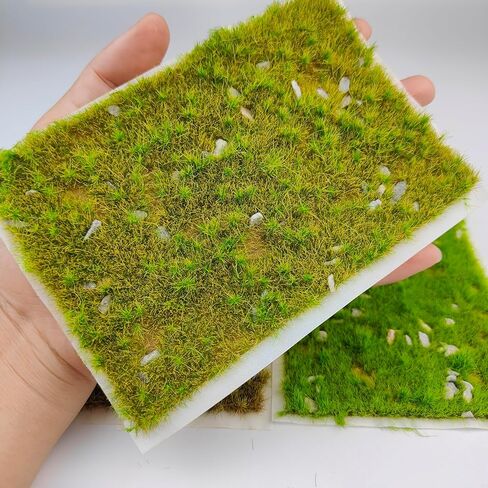 Self-Adhesive Static Grass Sheets, Realistic Turf Flocks for Model Railway, Wargaming Terrain, Diorama, Architecture Displays, Tabletop RPG (Autumn Green) in Saudi Arabia