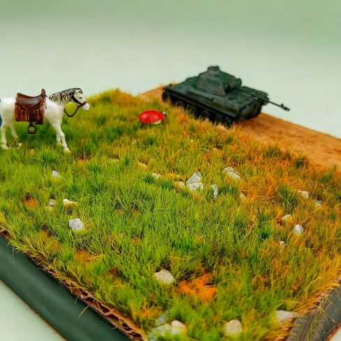 Self-Adhesive Static Grass Sheets, Realistic Turf Flocks for Model Railway, Wargaming Terrain, Diorama, Architecture Displays, Tabletop RPG (Autumn Green) in Saudi Arabia