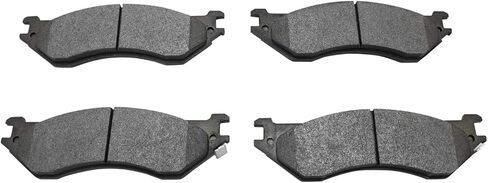 وسادات الفرامل الأمامية والخلفية أجهزة شبه معدنية متوافقة مع 1999-2003 Ford F-150 2000-2001 Dodge Ram 1500 1998 Dodge B1500 in Saudi Arabia