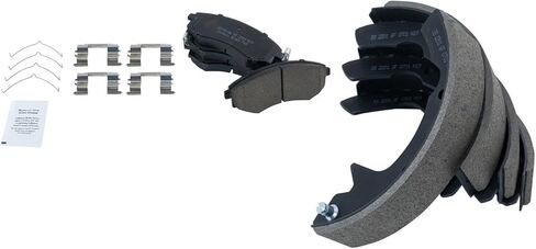 Front and Rear Brake Pads Ceramic Compatible with 1991-1993 Hyundai Sonata in Saudi Arabia