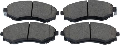 Front and Rear Brake Pads Ceramic Compatible with 1991-1993 Hyundai Sonata in Saudi Arabia