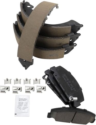 Front Brake Pads Ceramic Hardware Compatible with 1992-2000 Honda Civic in Saudi Arabia