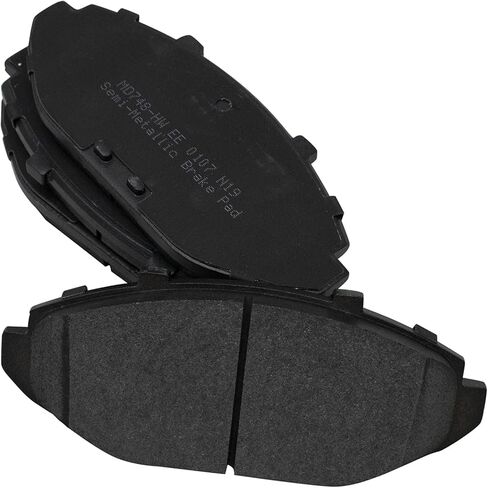 Front Rear Brake Pad Set Semi Metallic Compatible with 1998-2002 Lincoln Town Car in Saudi Arabia