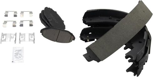 Front and Rear Brake Pad Set Ceramic Compatible with 1998-2002 Lincoln Town Car in Saudi Arabia