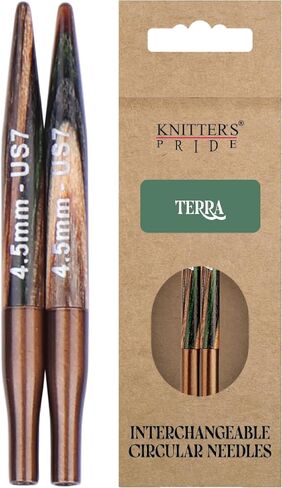 إبر Knitter's Pride Terra Mini القابلة للتبديل مقاس 2 بوصة (5 سم) - مقاس الولايات المتحدة 3 (3.25 مم) in Kuwait