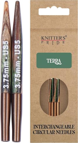 إبر Knitter's Pride Terra Mini القابلة للتبديل مقاس 2 بوصة (5 سم) - مقاس الولايات المتحدة 3 (3.25 مم) in Kuwait