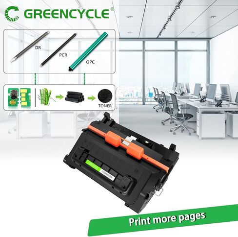 استبدال خرطوشة الحبر المتوافقة مع Greencycle لـ HP 90A CE390A تعمل مع Enterprise 600 M601 M602 M603 M603dn M603n M4555 M4555f M602x M602n M602dn M603dn (أسود، 10 عبوات) in Saudi Arabia