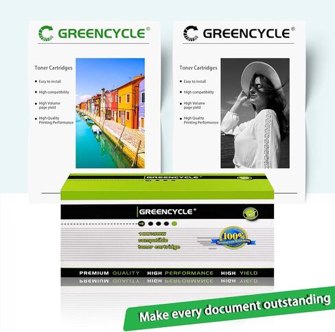 استبدال خرطوشة الحبر المتوافقة مع Greencycle لـ HP 90A CE390A تعمل مع Enterprise 600 M601 M602 M603 M603dn M603n M4555 M4555f M602x M602n M602dn M603dn (أسود، 10 عبوات) in Saudi Arabia