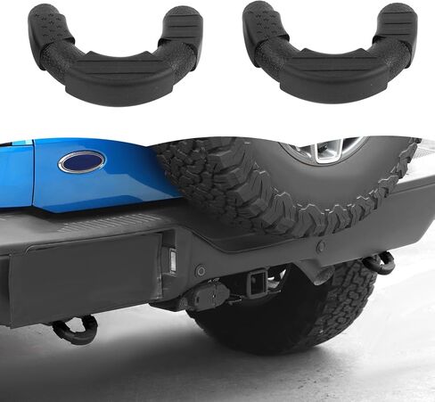 RT-TCZ Rear Tow Hook Covers Rear Bumper Tow Hook Covers Protector Cover Exterior Accessories for Ford Bronco 2021-2025 (Black) in Saudi Arabia