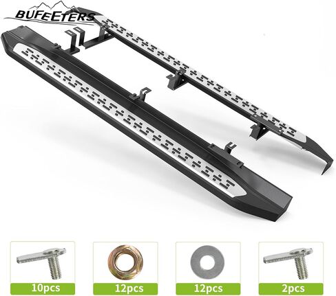Side Step Running Board Nerf Bar Fit for 2014 2015 2016 2017 2018 2019 Toyota Highlander,Factory Style,Black&Silver in Saudi Arabia