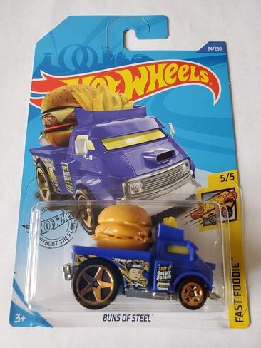 Hot Wheels 2020 Treasure Hunt Fast Foodie Buns of Steel, 84/250 in Saudi Arabia