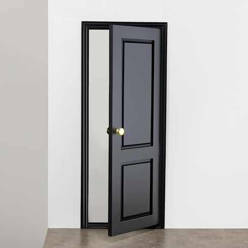 1/6 Scale Wooden Dollhouse 2 Panel Door – 2-Panel Design with Handles – Classic Design – Easy Installation– Multiple Colors Available (White) in Saudi Arabia