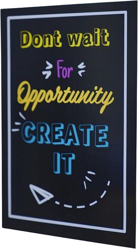 WH SIGNATURE Motivational Classroom Posters Set – Positive Mindset Wall Art for Bulletin Boards & Decorations, School or Office Decor, Pack of 4 in Saudi Arabia