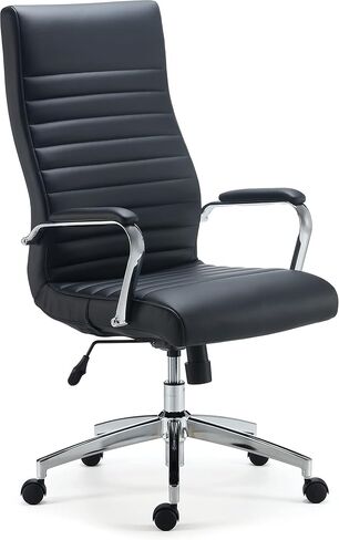 STAPLES Bentura Bonded Leather Managers Chair, Black, 2/Pack (53234VS) in Saudi Arabia
