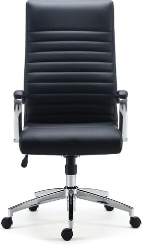 STAPLES Bentura Bonded Leather Managers Chair, Black, 2/Pack (53234VS) in Saudi Arabia