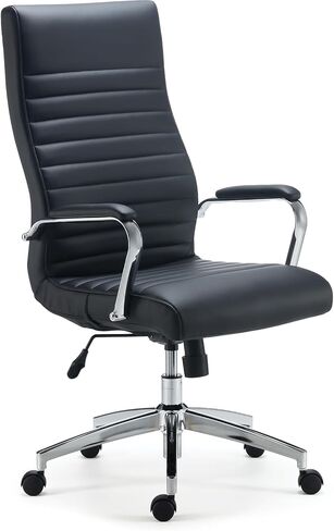 STAPLES Bentura Bonded Leather Managers Chair, Black, 2/Pack (53234VS) in Saudi Arabia