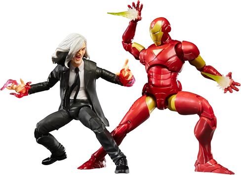Marvel Legends Series Iron Man (Extremis) & Marvel’s Mandarin, Avengers Comics Collectible 6-Inch Action Figures (Amazon Exclusive) in Saudi Arabia