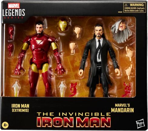 Marvel Legends Series Iron Man (Extremis) & Marvel’s Mandarin, Avengers Comics Collectible 6-Inch Action Figures (Amazon Exclusive) in Saudi Arabia
