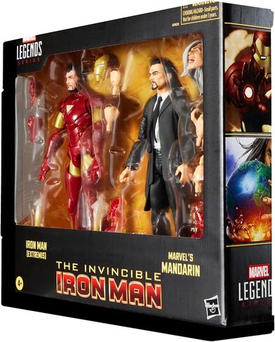 Marvel Legends Series Iron Man (Extremis) & Marvel’s Mandarin, Avengers Comics Collectible 6-Inch Action Figures (Amazon Exclusive) in Saudi Arabia