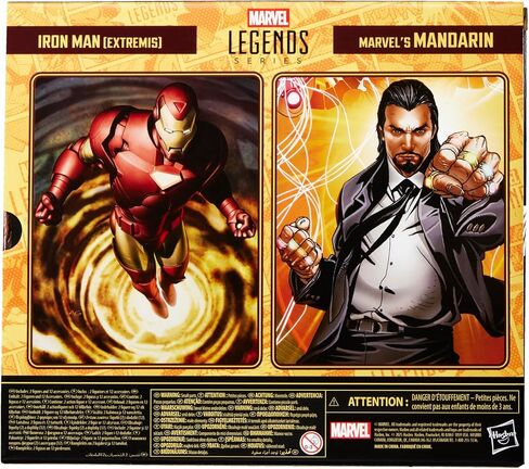 Marvel Legends Series Iron Man (Extremis) & Marvel’s Mandarin, Avengers Comics Collectible 6-Inch Action Figures (Amazon Exclusive) in Saudi Arabia