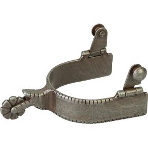 Weaver Leather Men's Spur with Plain Buffed Brown Band