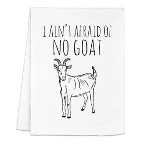 Funny Dish Towel, Always Be Yourself Unless You Can Be A Mermaid, Flour Sack Kitchen Towel, Sweet Housewarming Gift, Farmhouse Kitchen Decor, White or Gray (White)
