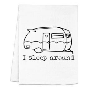 Funny Dish Towels, Don't Stop Believing, Bigfoot Sasquatch, Flour Sack Kitchen Towels, Housewarming Gifts New Home, Farmhouse Kitchen Decor, Home Decor, White or Gray (Gray)