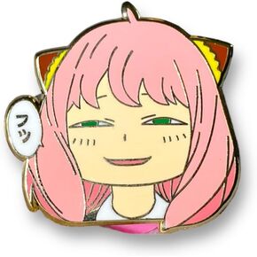 ANYA PIN ENAMEL ANYA FORGER ENAMEL PINS Spy x Family ENAMEL PIN ANYA FORGER MERCH ANYA FORGER FIGURE PIN YOR PIN LOID FORGER PIN لحقيبة الظهر