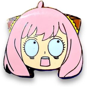 ANYA PIN ENAMEL ANYA FORGER ENAMEL PINS Spy x Family ENAMEL PIN ANYA FORGER MERCH ANYA FORGER FIGURE PIN YOR PIN LOID FORGER PIN FOR BACKPACK