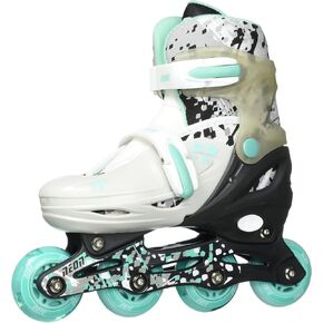 Yvolution Neon Kids Inline Skates - Adjustable Sizes and Light-Up LED Wheels Kids Roller Skates Beginners in Kuwait