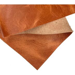 Vegetable Tanned Veg Tan Leather : Raw Thick Square Real Leather for Crafts Vegetable Tanned Leather Material Raw Leather Pieces (Veg Tan, 12x12In/ 30x30cm)