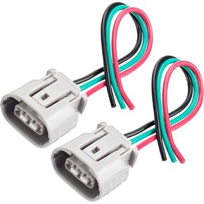 PAGOW 3 Wires Alternator Regulator Harness, Alternator Pigtail Connector Plug Harness Replacement for Infiniti EX35 G35, Nissan 350Z Maxima Rogue, Saab, Suzuki, Audi A8, 2 Pack