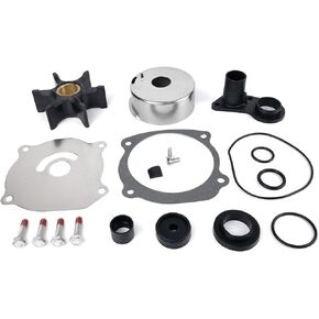 WINGOGO 5001594 Water Pump Impeller Repair Kit for OMC Johnson Evinrude V4 V6 V8 85 90 105 115 120 130 140 150 175 185 200 225 235 250 275 300 HP Boat Motor Parts Replacement Sierra 18-3392 434421