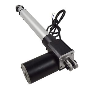 INTBUYING Electric Linear Actuator Motor 8inch(200mm) Stroke 12V DC,1320LBS(6000N) with Mounting Bracket Heavy Duty Actuators Controller