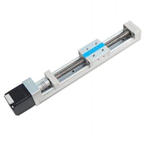 FUYU FSK30J Mini Linear Module Linear Guide Linear Actuator Linear System CNC Stage Motorized Nema 11 Stepper Motor for DIY 150mm Stroke