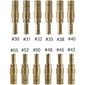 12pcs Slow/Pilot Jet 30 31 32 35 38 40 42 45 48 50 52 55 Replacement for OKO CVK