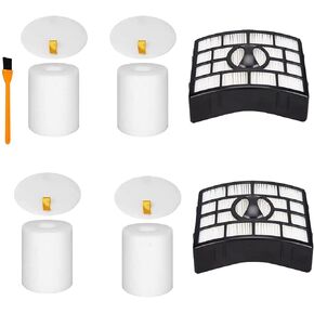 Hongfa NV752 Vacuum Filters for Shark APEX AZ1002 DuoClean Lift-Away Upright Vacuum,Shark NV650 NV750 Series Filter Parts Compatible with NV650 NV651 NV652 NV750W NV751 NV765 AX950 AX951 Z1000W AZ1002