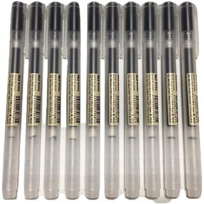 MUJI Gel Ink Ball Point Pen 0.5mm Black color 10pcs