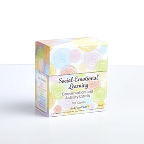 Really Good Stuff 150 Double Sided Conversation Cards: Social Emotional Learning Activities for Kids, Teens, & Family, Building Social Skills, Positive Attitude & Behaviors
