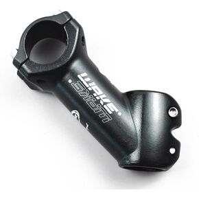 MTB Stem 45 Degree 31.8 90mm Bike Stem Wake Mountain Bike Stem Short Handlebar Stem Riser for Most Bicycle, Road Bike, MTB, BMX, Fixie Gear, Cycling (Aluminum Alloy, Black)