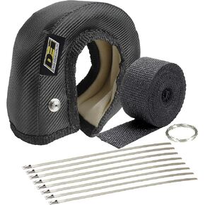 Design Engineering 010180 ONYX Series T3 Turbo Shield Kit with Exhaust Wrap, Stainless Steel Zip Ties, and Fastening Wire
