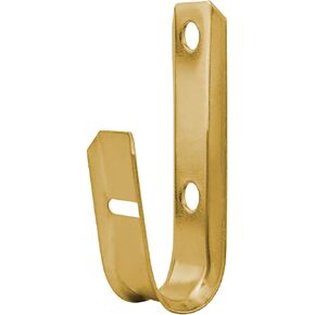 Prime Cable Management 3/4 Inch Heavy Duty Metal Cable & Wire Support J-Hook Hangers for Wall Mounting & Attaching to Vertical Surfaces for Cable & Wire Management