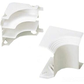 Panduit T45ICEI Power Rated Raceway Inside Corner Fitting, Electric Ivory
