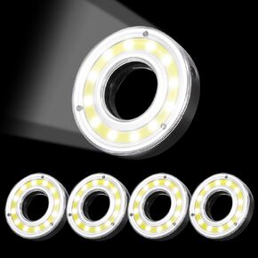 2Pcs Golf Hole Lights Glow Golf Hole LED Glowing with Carabiner, Kailund LED Light Up Golf Hole Night Golf Putting Green Cup Light for Night Golf Play, Putting and Chipping Practice