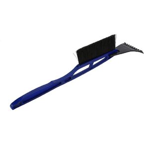 Car Ice Scraper & Snow Brush- Heavy-duty Frost Snow Shovel Removal for Car Windshield Window Blue
