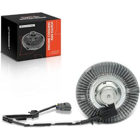 A-Premium Electronic Radiator Cooling Fan Clutch Compatible with Dodge Ram 2500 3500 2004-2009, Ram 4500 5500 2008 2009 2010, 5.9L 6.7L Turbo Diesel, Replace# 55056990AA, 55056990AB